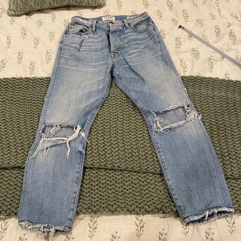 3/$30 Frame Le Original Cropped Jeans - Picture 8 of 8